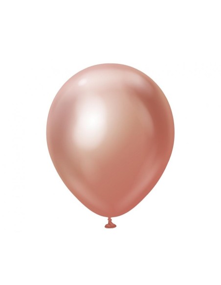 Palloncini lattice 12'' Platinum Rosa Gold - Blister 7 pezzi