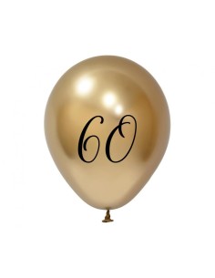 Palloncini lattice 12'' Cm. 30 Platinum Oro Gold - 60 - Blister 5 pezzi 2
