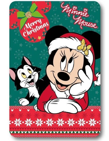 Coperta pail soft Cm. 100x140 - Minnie Christmas