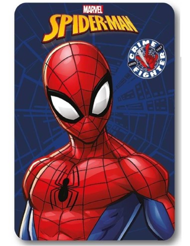 Coperta pail soft Cm. 100x140 - Spiderman blu