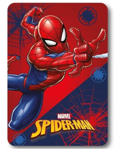 Coperta pail soft Cm. 100x140 - Spiderman rosso e blu