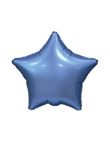 Palloncino mylar 19'' - Stella - Matt - Blu