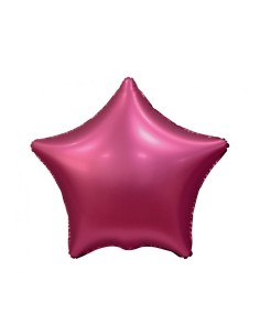 Palloncino mylar 19'' - Stella - Matt - Dark Pink