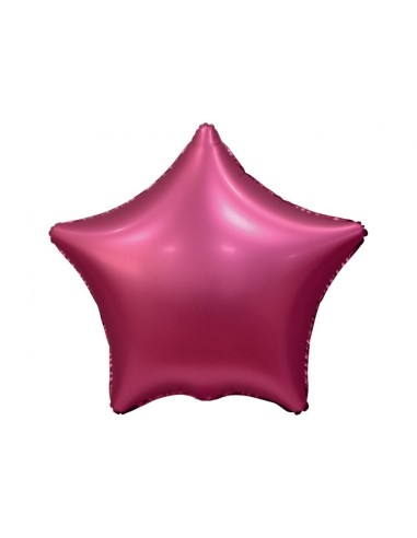 Palloncino mylar 19'' - Stella - Matt - Dark Pink