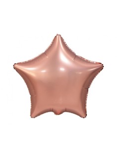 Palloncino mylar 19'' - Stella - Matt - Rosa Gold