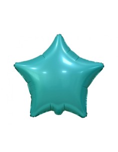 Palloncino mylar 19'' - Stella - Matt - Turchese
