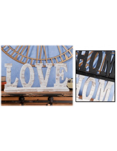 Scritta in legno mdf "Love" Cm....