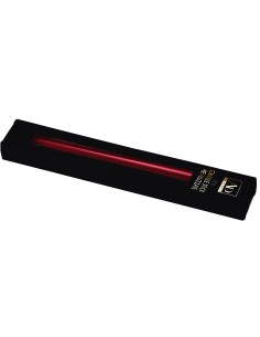 Set 2 candele stick lisce metallizzate Cm. 30 in scatola - Rosse 2
