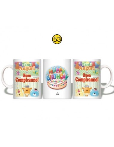 Tazza mug ceramica "Tanti auguri di...