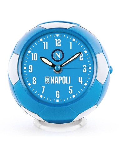 Orologio sveglia pallone moto continuo SS Napoli