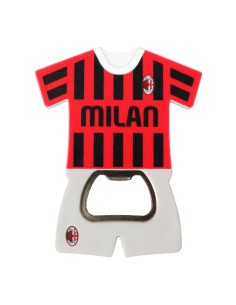 Apribottiglie magnetico in plastica e metallo Maglia - AC Milan