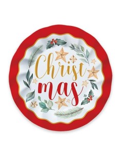 Piatti carta cm. 20 «Christmas Magic» – Confezione 8 pezzi
