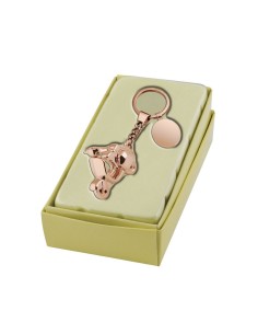 Portachiavi in metallo vespa rosa antico in scatola regalo 2