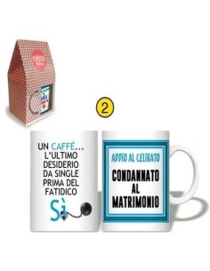 Tazzina da caffè Celibato in gift box