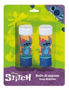 Bolle di sapone in tubetto blister 2 pezzi - Stitch boy