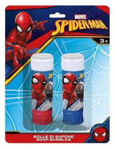 Bolle di sapone in tubetto blister 2 pezzi - Spiderman