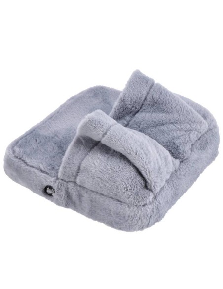 Massaggiatore piedi elettrico in peluche Cm. 31x30 - Colori assortiti