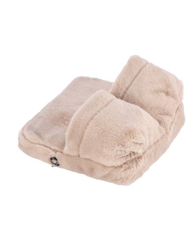 Massaggiatore piedi elettrico in peluche Cm. 31x30 - Colori assortiti