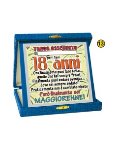 Targa a libretto vellutato...
