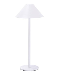 Lampada lumetto touch ricaricabile Cm. 15x35 - Bianca