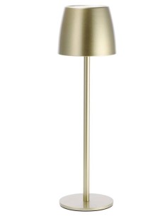 Lampada lumetto touch ricaricabile Cm. 11x36 - Oro