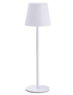 Lampada lumetto touch ricaricabile RGB cambiacolore Cm. 11x37 - Bianca