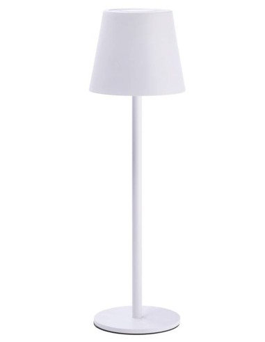 Lampada lumetto touch ricaricabile RGB cambiacolore Cm. 11x37 - Bianca