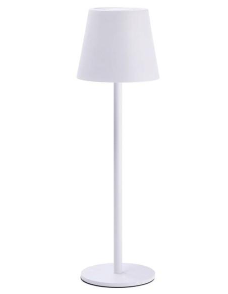 Lampada lumetto touch ricaricabile RGB cambiacolore Cm. 11x37 - Bianca