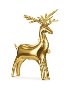 Palloncino mylar supershape Cm. 63x51 – Alce Oro Gold