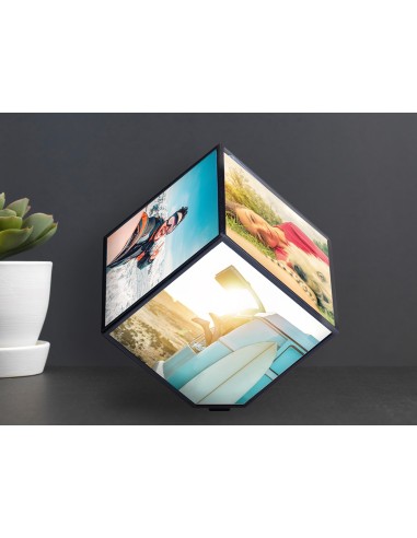 Portafoto cubo rotante Cm. 11,2x11,2z11,2