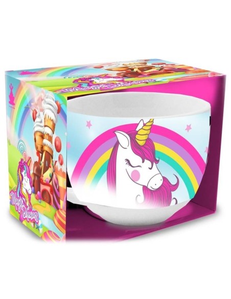 Tazzone colazione bombato ceramica Unicorno