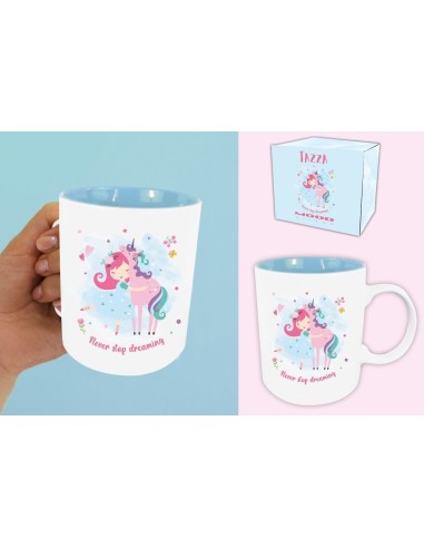 Tazza mug ceramica in scatola regalo Unicorno