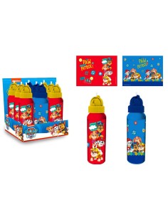 Borraccia alluminio con cannuccia 550 ML - Paw Patrol