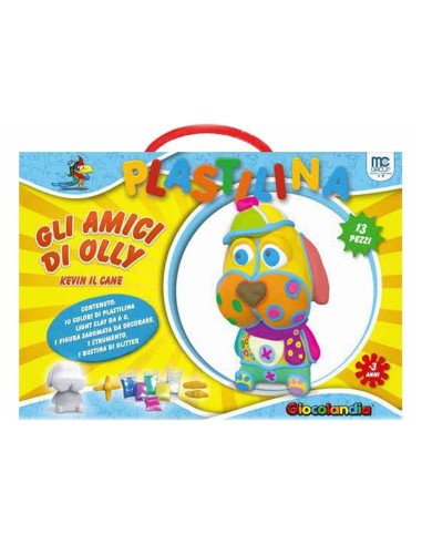 Set regalo plastilina "Gli amici di Olly - Kevin il cane" Cm. 30x21x9