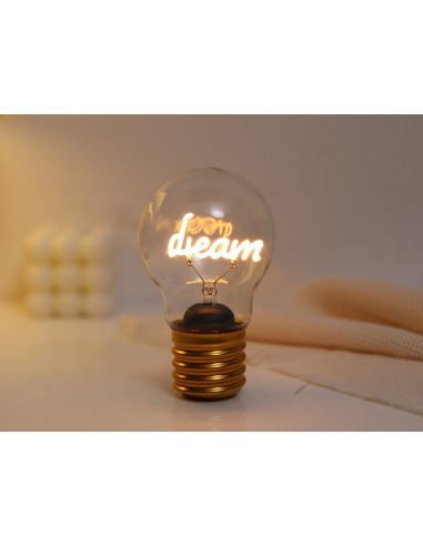 Lampada a forma di lampadina "Dream" Cm. 12x7