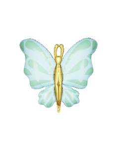 Palloncino mylar Farfalla Butterfly Cm. 69x69 – Verde menta