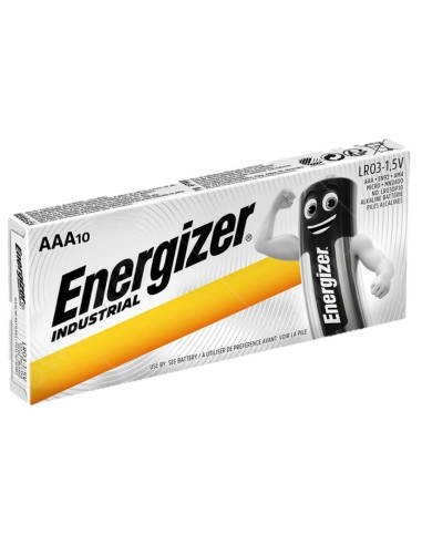Blister 10 batterie AAA Mini Stilo Energizer Industrial