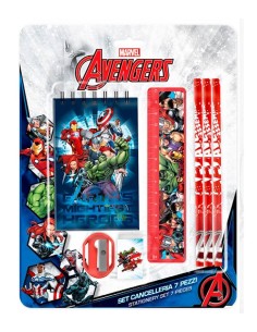 Blister scuola completo 7 pezzi - Avengers