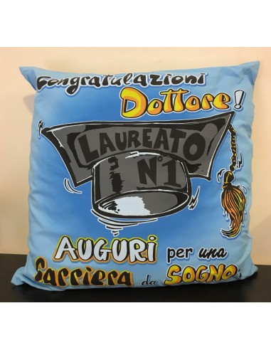 Cuscino quadrato Cm. 40x40 Laurea...