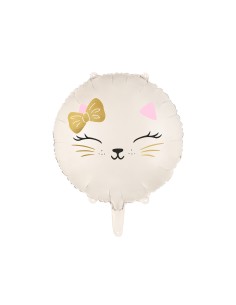 Palloncino mylar rotondo Cm. 45 - Gatto
