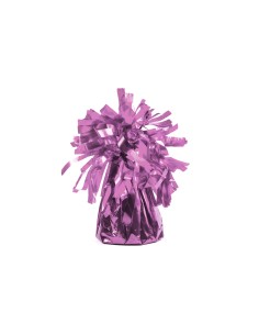 Pesetto per palloncini con ciuffo - Rosa