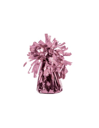 Pesetto per palloncini con ciuffo - Rosa Gold