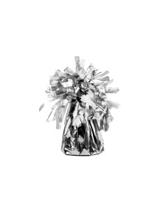 Pesetto per palloncini con ciuffo - Silver