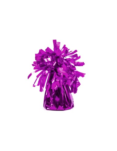 Pesetto per palloncini con ciuffo - Dark Pink
