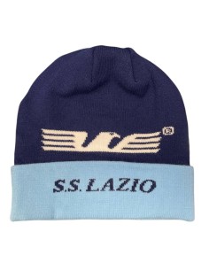 Cappello cuffia acrilico zuccotto SS Lazio bicolore