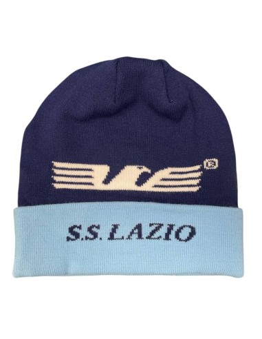 Cappello cuffia acrilico zuccotto SS Lazio bicolore
