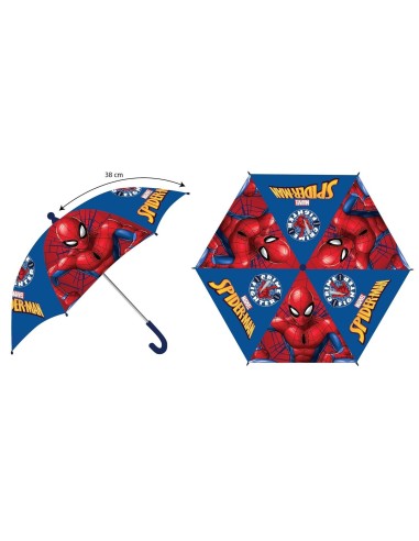Ombrello lungo 38/6 - Spiderman