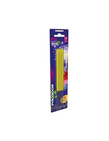 Scintilline mini gialle - Blister 10 pezzi