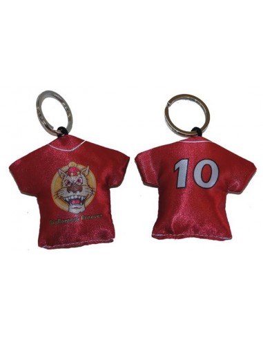 Portachiavi t-shirt giallorossa cm. 9x7