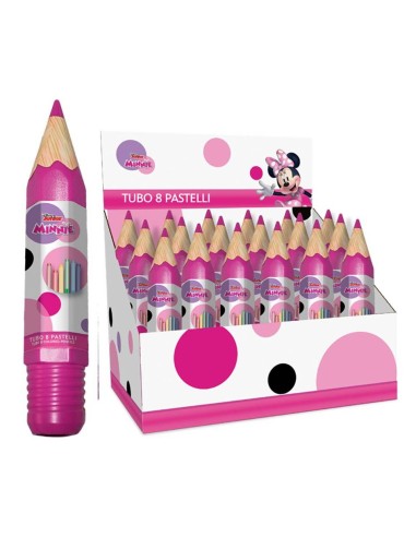 Matitone con 6 matite colorate - Minnie